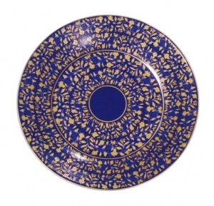 Philippe Deshoulieres Vignes Bread and Butter Plate - Blue