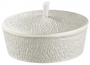 Raynaud Mineral Irise - Pearl Grey Covered Sugar Bowl