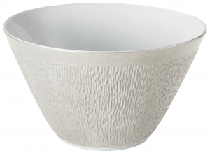 Raynaud Mineral Irise - Pearl Grey Salad Bowl - Cone Shape