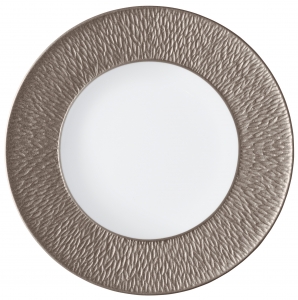 Raynaud Mineral Irise - Platinum Dinner Plate - 10.6"