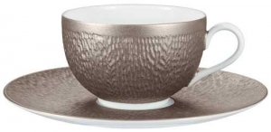 Raynaud Mineral Irise - Platinum Saucer for Chinese Bowl