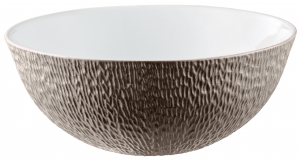 Raynaud Mineral Irise - Platinum Salad Bowl - Calabash Shape