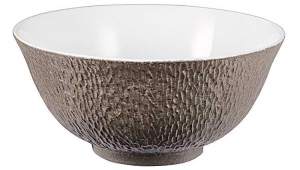 Raynaud Mineral Irise - Platinum Small Chinese Soup Bowl