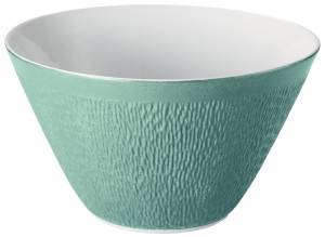 Raynaud Mineral Irise - Turquoise Salad Bowl - Cone Shape