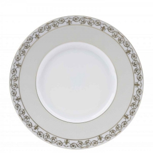 Philippe Deshoulieres Tuileries White Dessert Plate