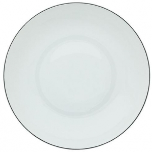 Raynaud Monceau - Noir Rim Soup Plate