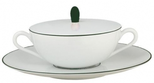 Raynaud Monceau - Empire Green COVER for Cream Soup Cup