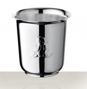 Christofle Charlie Bear Silver Plated Baby Cup