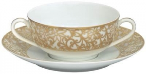 Raynaud Salamanque Gold Cream Soup Cup  (Only)