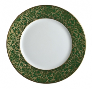 Raynaud Salamanque Gold Green Salad Plate