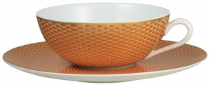 Raynaud Tresor Tea Saucer - Orange