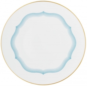 Raynaud Aura Dinner Plate - Scalloped Design - 10.6"