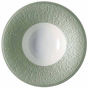Raynaud Mineral Irise Celadon Deep Plate - 10.6"