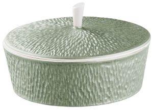 Raynaud Mineral Irise Celadon Covered Sugar Bowl