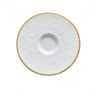 Raynaud Italian Renaissance Filet Gold Filet Expresso /  Moka Saucer
