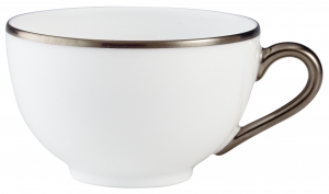 Raynaud Italian Renaissance Filet Platinum Tea Cup / Low - 6.8 oz