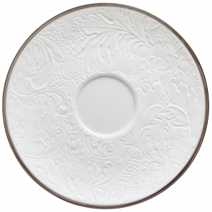 Raynaud Italian Renaissance Filet Platinum Tea Saucer