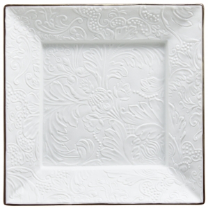 Raynaud Italian Renaissance Filet Platinum Square Trinket Tay