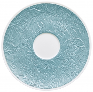 Raynaud Italian Renaissance Irise Sky Blue Tea Saucer