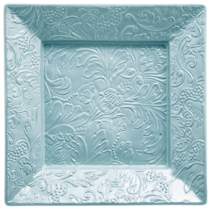 Raynaud Italian Renaissance Irise Sky Blue Square Trinket Tay