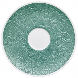 Raynaud Italian Renaissance Irise Turquoise Tea Saucer