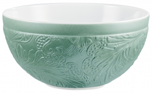 Raynaud Italian Renaissance Irise Turquoise Bowl - 5.5."