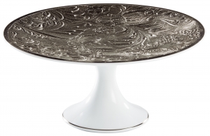Raynaud Italian Renaissance Platinum Petit Four Stand - 6.3"