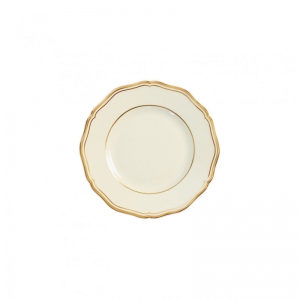 Raynaud Mazurka Or Ivory Bread Plate - 6.3"