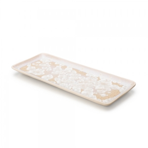 Simon Pearce Crystalline Rectangular Platter - S