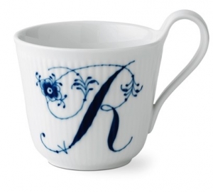 Royal Copenhagen Alphabet Mug - R