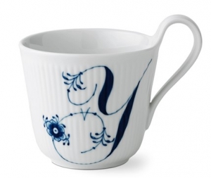 Royal Copenhagen Alphabet Mug - Y
