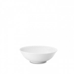 Royal Copenhagen White Half Lace Cereal Bowl -6.25"