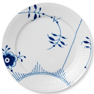 Royal Copenhagen Blue Fluted Mega Dinner Plate #2 - 10.75"