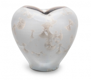 Simon Pearce Crystalline Romance Vase - L