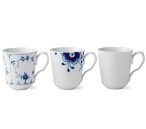 Royal Copenhagen Gifts with History Mugs  S/3