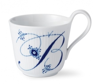 Royal Copenhagen Alphabet Mug - B