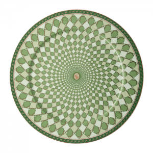 Rosenthal x Swarovski Signum Fern Green Service Plate - 13"