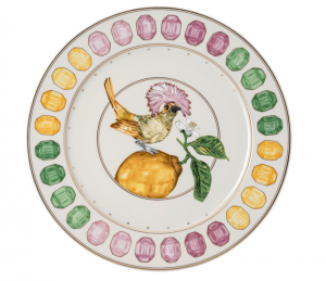 Rosenthal x Swarovski Idyllia Service Plate / Flycatcher - 13"