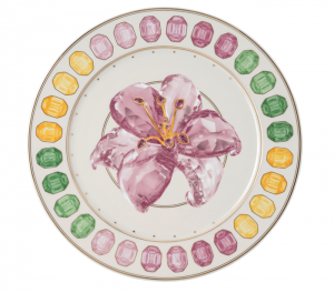 Rosenthal x Swarovski Idyllia Service Plate /Lily - 13"