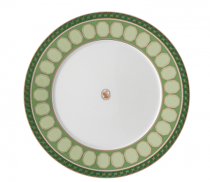 Rosenthal x Swarovski Signum Fern Green Salad / Dessert Plate - 9"
