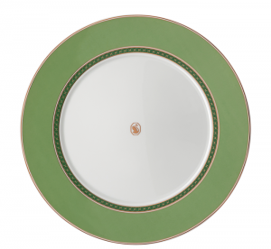 Rosenthal x Swarovski Signum Fern Green Dinner Plate - 11.5"