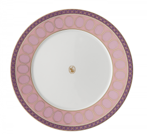 Rosenthal x Swarovski Signum Rose Pink Salad / Dessert Plate - 9"