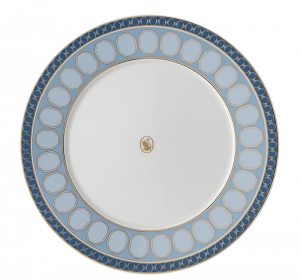 Rosenthal x Swarovski Signum Azure Blue Salad / Dessert Plate - 9"