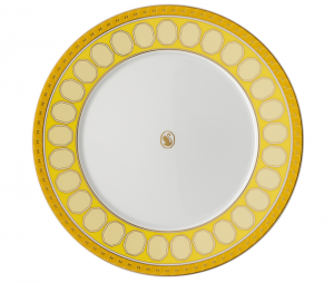 Rosenthal x Swarovski Signum Jonquil Yellow Salad / Dessert Plate - 9"