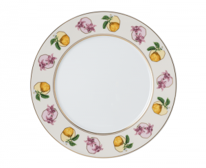Rosenthal x Swarovski Idyllia Salad Dessert Plate / Marshmallow - 9"