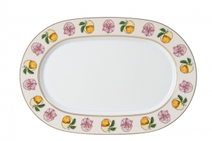 Rosenthal x Swarovski Idyllia Platter / Marshmallow - 13.5"