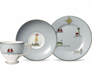Wedgwood Kit Kemp Sailors Farewell 3-Piece Tea Set