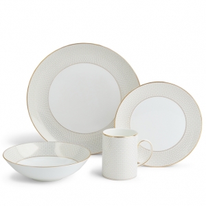 Wedgwood Gio Gold 4-Piece Setting