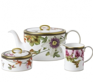 Wedgwood Hummingbird Teaware 3 Piece Set