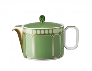 Rosenthal x Swarovski Signum Fern Green Teapot / Small - 25 oz.